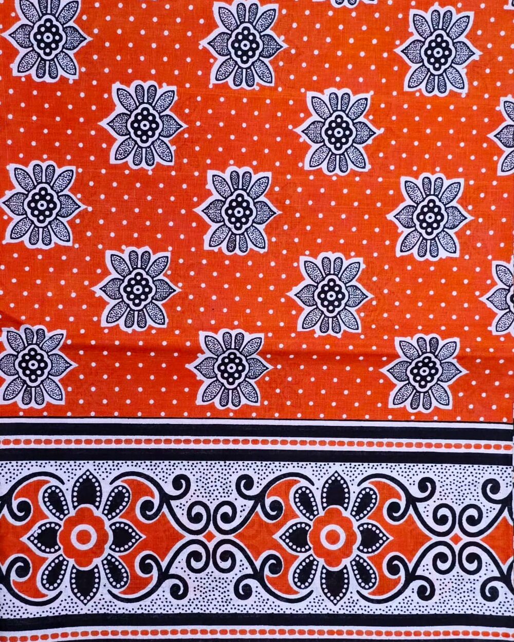 Coral Bloom Wax Print